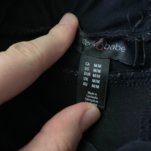 Maternity black pants medium - Picture 4 of 4